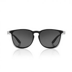Gafas de sol unisex con montura completa, ligeras, con protección UV400, color negro 2064 - Product Image 1