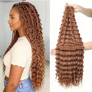 <span class=keywords><strong>Cabello</strong></span> Largo <span class=keywords><strong>Ondulado</strong></span> Profundo <span class=keywords><strong>de</strong></span> 32 Pulgadas, 100g, Fibra <span class=keywords><strong>de</strong></span> Baja Temperatura, <span class=keywords><strong>Cabello</strong></span> Trenzado <span class=keywords><strong>de</strong></span> Ganchillo, <span class=keywords><strong>Cabello</strong></span> <span class=keywords><strong>Ondulado</strong></span> Oceánico <span class=keywords><strong>para</strong></span> Mujer - Product Image 1