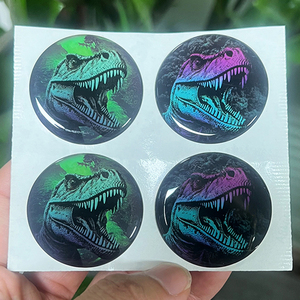 Etiquetas Adhesivas Personalizadas con Resina Epoxi en 3D, Logotipo en Relieve, Resistentes al Agua, para Empaquetado de Productos Comerciales - Product Image 4