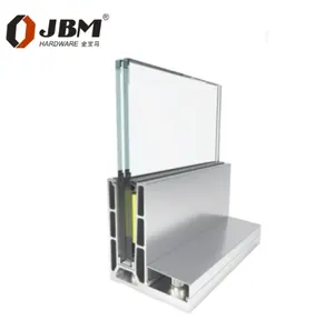 Outdoor Glass Railing Aluminum L Base Shoe Foshan Factory Tempered Glass U Channel Glass Fence