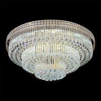 Abat-jour rond moderne en cristal pour tambour, lustre en cristal, plafonnier pour salle à manger, salon, chambre à coucher, décoration de cuisine