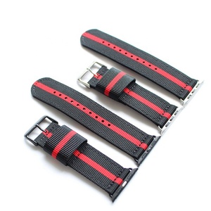 <span class=keywords><strong>Correa</strong></span> de nailon para reloj inteligente <span class=keywords><strong>Apple</strong></span>, repuesto de <span class=keywords><strong>camuflaje</strong></span> personalizado de alta calidad, 2 piezas - Product Image 3