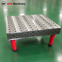 Table de soudage en acier flexible 3D nitruré, plateforme modulaire de fixation industrielle pour le soudage