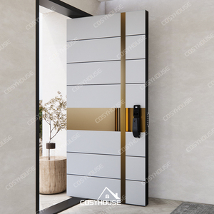 Foshan <span class=keywords><strong>porte</strong></span> <span class=keywords><strong>d</strong></span>'<span class=keywords><strong>entrée</strong></span> <span class=keywords><strong>de</strong></span> luxe en aluminium et métal avec charnière pivotante à verrouillage intelligent <span class=keywords><strong>porte</strong></span> extérieure <span class=keywords><strong>de</strong></span> maison <span class=keywords><strong>porte</strong></span> <span class=keywords><strong>de</strong></span> sécurité en métal - Product Image 3