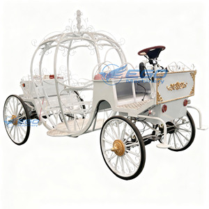 Carruaje Real de Calabazas en Varios Colores, Carruaje Eléctrico, Carruaje Tirado por Caballos, Hecho en China, Transporte Especial - Product Image 1