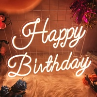 Letrero de Neón LED Personalizado para Decoración de Paredes, Uso Interior/Exterior, Clasificación IP68, para Cumpleaños, Navidad, Bodas, Fiestas, Bares, Salones, Empresas