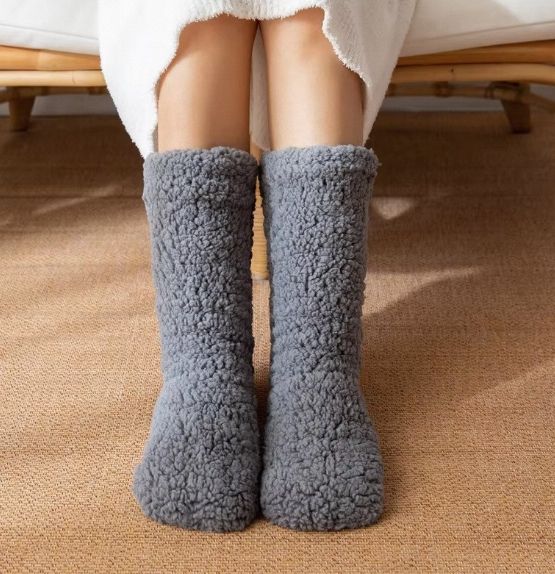 Double-sided velvet gray