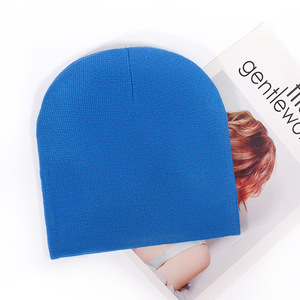 Gorros <span class=keywords><strong>de</strong></span> invierno personalizados <span class=keywords><strong>de</strong></span> punto acrílico unisex Gorro con logotipo Jacquard personalizado - Product Image 2