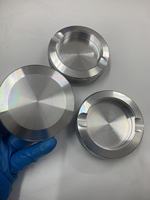 Pièces d'usinage de fraisage CNC en aluminium de précision à 5 axes personnalisées Bouton de commande de moletage diamant en aluminium argenté