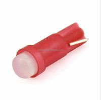 2 bombillas LED T5 1SMD para motocicleta 360 °   Luz indicadora de dispersión para salpicadero, matrícula, palanca de cambios, espejo, 12V