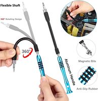 Jeu de tournevis de précision, kit d'outils informatiques de réparation magnétique multifonction professionnel 110 en 1
