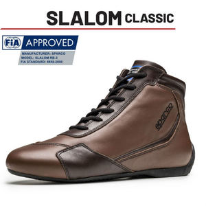 Scarpe da Corsa <span class=keywords><strong>SPARCO</strong></span> Autentiche in Vera Pelle con Certificazione FIA, Stivali da Corsa F1 Auto Kart Moto, Calzature Sportive Unisex - Product Image 4