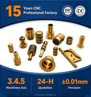 Pièces usinées CNC en aluminium, laiton et acier inoxydable pour tour CNC