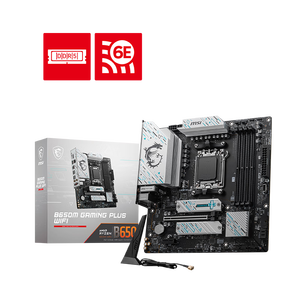 Tarjeta Madre MSI B650M GAMING PLUS DDR5 para PC de Escritorio, WIFI, Nuevo Canal de Memoria Dual, Disco Duro SATA de 256GB Integrado, Doble Canal de Memoria - Product Image 1