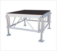 Système d'équipement de scène portable pour mariages et événements : Plateforme d'éclairage en treillis d'aluminium et podium pour présentoirs en treillis
