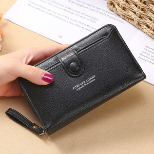 Wholesale Ladies Clutch Purse Phone <b>Wallet</b> Credit <b>Card</b> Bag <b>Holder</b> Classical Id <b>Card</b> <b>Holder</b> Long Leather <b>Wallets</b> for Women - Product Image 2