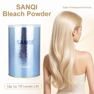 SANQI ผงฟอกสีผมระดับมืออาชีพ 450 กรัม ช่วยฟอกสีผมได้ถึง 9 ระดับ สำหรับทำสีบาลายาจและ<span class=keywords><strong>ไฮ</strong></span><span class=keywords><strong>ไล</strong></span><span class=keywords><strong>ท์</strong></span> - Product Image 4