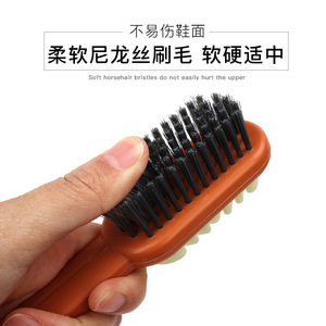 Cepillo de terciopelo para cuero, de doble cara, para limpiar zapatos de cuero pulido - Product Image 5
