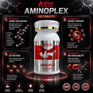 Eigen Merk |   Racing Rooster Aminoplex Tabletten 100 stuks Hoge-Potente Aminozuur Booster Hoogwaardig Eiwit Immuunondersteuning Anti-Vermoeidheid - Product Image 4