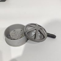 Dispositif de gestion de la chaleur pour chicha en gros, couvercle chauffant pour charbon avec poignée en silicone et boîte de vente au détail