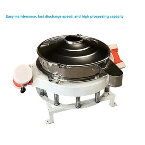 Polvos finos de gran capacidad, clasificación redonda de descarga directa, pantalla vibratoria, separador de flujo, tamiz, máquina de tamizado de polvo - Product Image 4