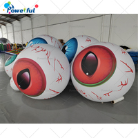 Modèle de globe oculaire gonflable géant pour fête en plein air, décoration de festival