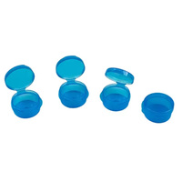 Pot cosmétique en plastique à couvercle rabattable, mini pot de rangement, bouchon conjoint, vente en gros, personnalisé, 1g, 3g, 5g, 10g