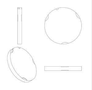 Blocco Dentale in <span class=keywords><strong>ZrO2</strong></span> da 95mm 22mm per Laboratorio Odontotecnico STC - Product Image 2