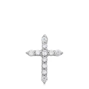 Schmuck Custom Charms Silber Kreuz Frauen Großhandel Männer Gold Zirkon Sterling Silber Western Schmuck Anhänger