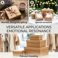 Boîte cadeau de parfum personnalisée de style tiroir, emballage de luxe