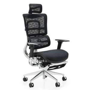 <span class=keywords><strong>เก้าอี้</strong></span>ปรับเอน <span class=keywords><strong>Ergohuman</strong></span> รุ่น Modern Lift Chair แบบ Zero Gravity พร้อมที่วางแขนและที่พักขา 3 มิติ  วัสดุตาข่ายระบายอากาศ ฐานอะลูมิเนียม สำหรับห้องนั่งเล่นเพื่อการพักผ่อน - Product Image 5