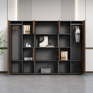 Armoire de bureau moderne avec design de jardinière, meuble en bois pour le rangement de plantes d'intérieur, efficacité de l'espace de travail pour une utilisation scolaire - Product Image 2