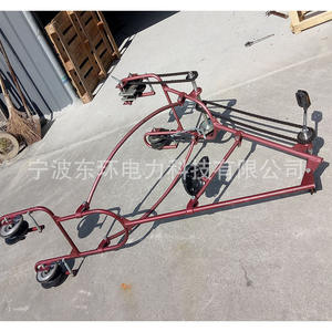 สายเคเบิลตรวจสอบรางไฟฟ้าแบบใช้เท้าเหยียบ 400 พิทช์ แบบเส้นเดียวแนวนอน สองเส้นแนวตั้ง สี่เส้น แบบจักรยาน - Product Image 5