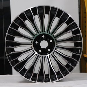 Nouvelles jantes en alliage forgées à flux continu, personnalisées OEM, noires, à face usinée, multi-rayons, 18-<span class=keywords><strong>22</strong></span> pouces, 5x112/120, pour voitures particulières et SUV - Product Image 3