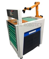 Chargement/déchargement CNC automatisé avec silo multi-niveaux et robots collaboratifs