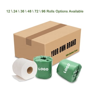 Nhãn hiệu riêng 2-4 ply phân hủy sinh học tre giấy vệ sinh 3ply và 4ply CuộN FSC chứng nhận màu nâu với dấu chấm nổi - Product Image 6