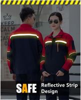 Uniformes de travail pour ingénieurs de réparation automobile, disponibles en gros, stock rapide, avec logo OEM, pour usine, logistique et garage