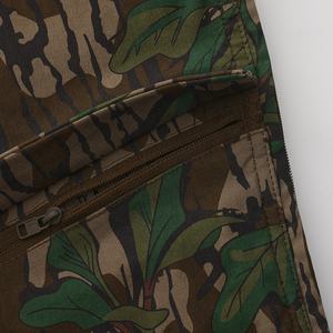 Op maat gemaakte winter camouflage print elastische taille multi-pocket ademende waterdichte groene camouflage jachtbroek voor heren - Product Image 4