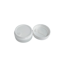 Pots cosmétiques vides économiques, pots pour crème pour le visage, surface personnalisée, emballage OEM, étiquette privée, pot rond en plastique PP avec couvercle à clapet