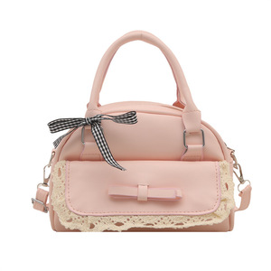 Solid Color Creative Oil Leather Bag Minimalist Stylish Shoulder Crossbody Bag Niche Design Versatile Commute <b>Handbag</b> for Women - Product Image 5