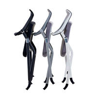 Chaise d'étude pliable ergonomique moderne pour bureau, conférence, atelier