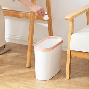 Thời Trang Nhà Bếp Văn Phòng Đứng Hình Chữ Nhật Thùng Rác Có Thể Với Thiết Kế Góc Nhựa Phụ Kiện Lưu Trữ Chất Thải Thùng - Product Image 2