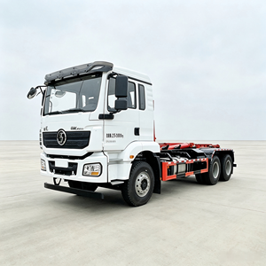 รถบรรทุกขยะแบบตะขอเกี่ยว SHACMAN Delong 6x4 จากโรงงานโดยตรง ขนาด 15-25 ตัน พร้อมแขนไฮดรอลิก รถบรรทุกแบบ Roll‑Off สำหรับขนถ่ายขยะแบบถอดได้ - Product Image 4