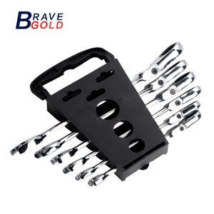 Combination Wrench Set 12pcs Chrome Vanadium Steel Combination Spanner Ratchet Wrench Set