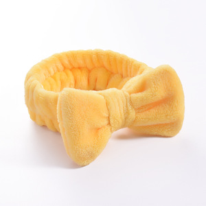 Diadema de Franela al por Mayor <span class=keywords><strong>para</strong></span> Lavar la Cara, Diadema de Microfibra <span class=keywords><strong>con</strong></span> Lazo <span class=keywords><strong>para</strong></span> Maquillaje y Spa, Banda <span class=keywords><strong>para</strong></span> el Cabello <span class=keywords><strong>para</strong></span> Ducha <span class=keywords><strong>para</strong></span> Mujeres y Niñas - Product Image 4