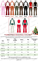 Ensemble deux pièces femme automne 2026, couleur contrastée, logo personnalisé, coton extensible, manches longues avec taille repliable, pantalon évasé doux