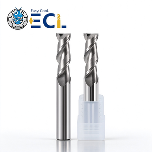 Fresa de carburo de tungsteno Easy CooL de 4 filos con recubrimiento TiAlN, helicoidal de 35 grados, punta plana, para fresado CNC - Product Image 4
