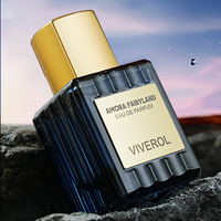 Perfume Viverrol Heart Deep Blue para OEM ODM Private Label Logo Perfume de fragancia amaderada aromática de larga duración para unisex