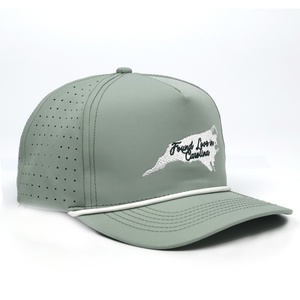 Gorra de Béisbol Deportiva de 5 Paneles con Logotipo Bordado Personalizado, Gorra de Poliéster <span class=keywords><strong>Impermeable</strong></span> con Visera Inferior Impresa y Cuerda para Hombre, para Golf - Product Image 3