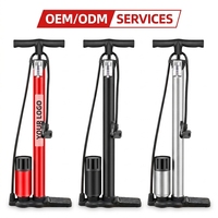 Pompe à main pour pneu de vélo 160 Psi, portable, en alliage d'aluminium, pour VTT, vélo de route